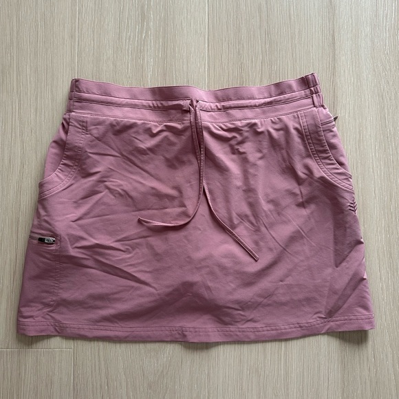 Coolibar Mendocino Travel Skort Women’s M Mauve Pink UPF 50+ Sun - Picture 2 of 4